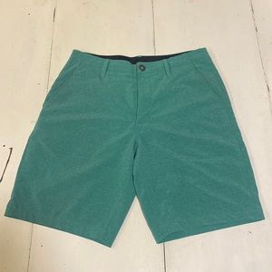 Mens Green Volcom Surf & Turf Shorts Size 29
